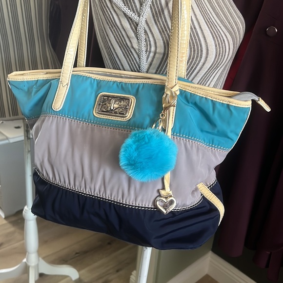 🔥1 hour sale. Brighton, color block striped bag, adorable